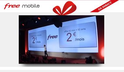 Free, 4ème opérateur mobile en France, annonce la couleur