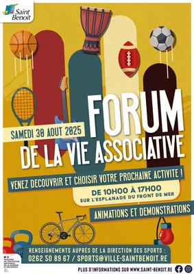 Forum des associations à Saint-Benoît 