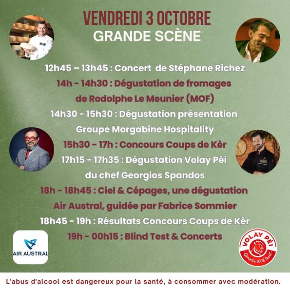 Programme Vinocité Vendredi