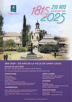 Ville de Saint-Louis - Anniversaire 210 ans