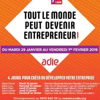 Rdv de l'Adie Réunion - 4 jours pour créer / développer son entreprise