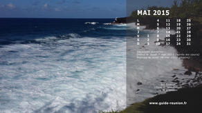 Calendrier Mai 2015 - Ile de la Réunion