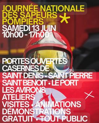 Portes ouvertes dans les casernes - Journée Nationale des Sapeurs-Pompiers à La Réunion Portes ouvertes dans les casernes - Journée Nationale des Sapeurs-Pompiers à La Réunion