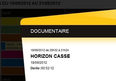 Horizon Cassé sur Réunion Première mardi 18 septembre à 20h30 (capture d'écran)