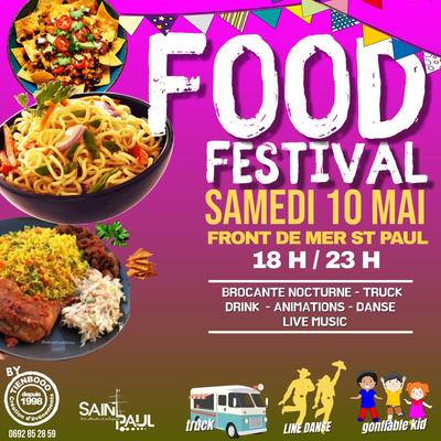 Brocante nocturne / food festival à Saint-Paul