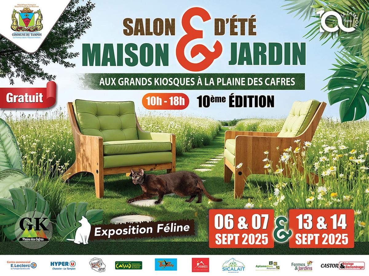 Affiche du salon Salon d'Eté Maison & Jardin à La Plaine des Cafres Salon d'été Maison & jardin - Le Tampon - La Réunion