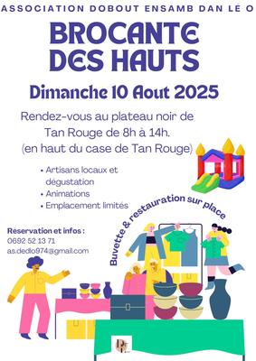 Brocante des Hauts à Saint-Paul
