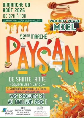 Marché des producteurs à Sainte-Anne