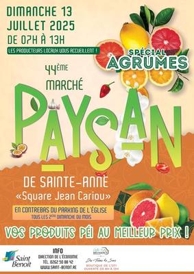 Marché des producteurs à Sainte-Anne