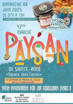 Marché des producteurs à Sainte-Anne