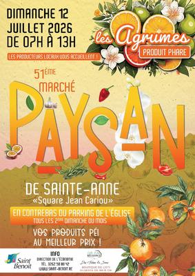 Marché des producteurs à Sainte-Anne