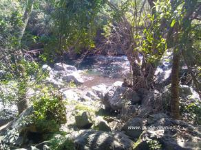 La rivière Langevin depuis le sentier de la cascade