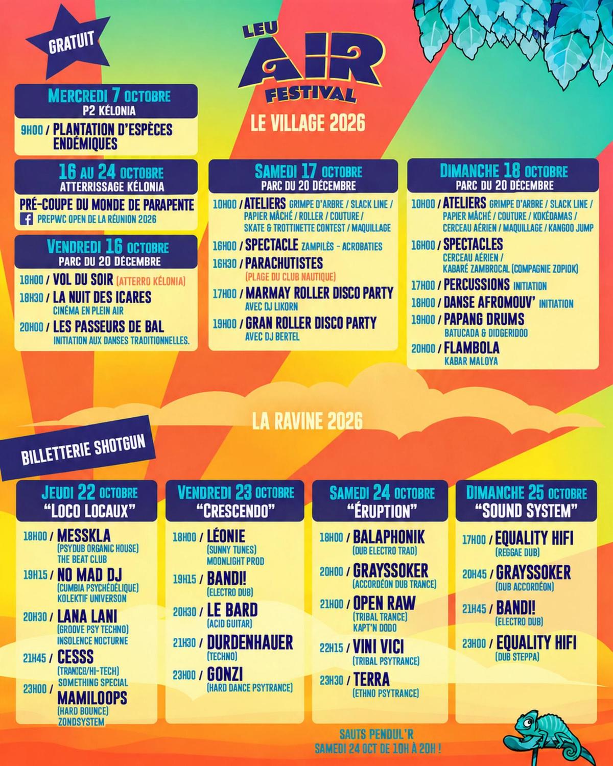 Programme Leu Air Festival