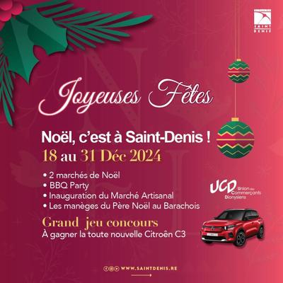 Noël au centre ville de St-Denis