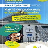 Marché des producteurs péi et journée d'animation à la Recyclerie de Bagatelle