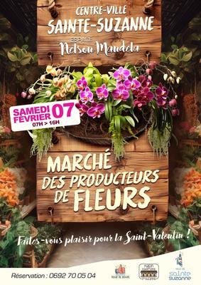 Marché aux fleurs à Ste-Suzanne