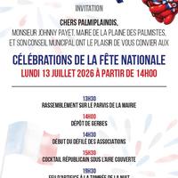 Fête nationale du 14 juillet à La Plaine des Palmistes