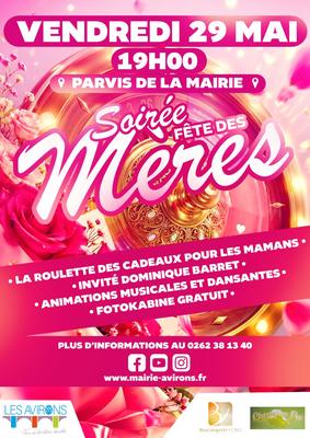 Soirée fête des mères aux Avirons Soirée fête des mères aux Avirons