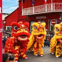 Nouvel an chinois - Danse des lions à Saint-Denis
