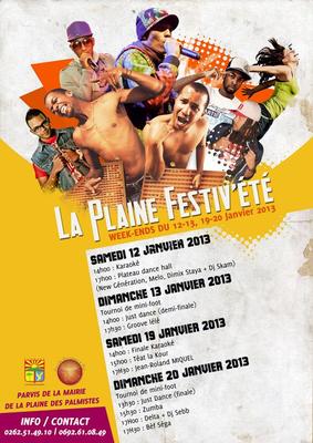 Le programme de festiv'etes à la Plaine des Palmistes - Janvier 2013