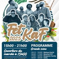 Affiche de la fèt Kaf à l'Etang-Salé Fête du 20 décembre / Fèt kaf à l'Etang-Salé / La Réunion (974)