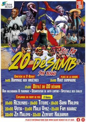 Fet Kaf du 20 décembre à St-Benoît de La Réunion