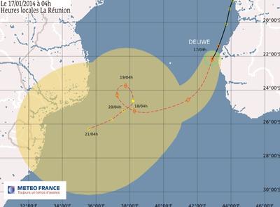 Tempête tropicale Deliwe