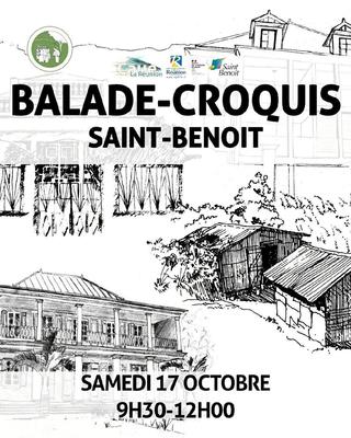 Balade Croquis à Saint-Benoît