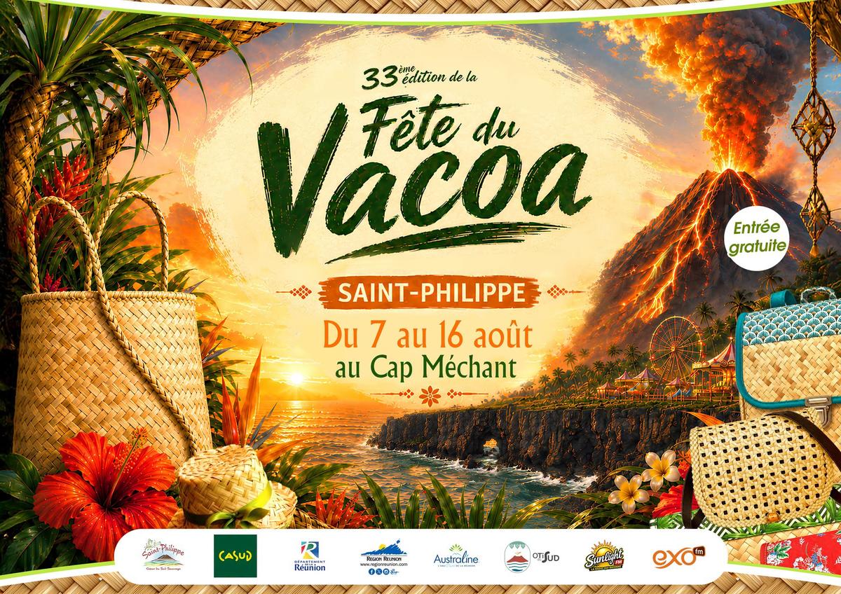 Affiche de la fête du Vacoa