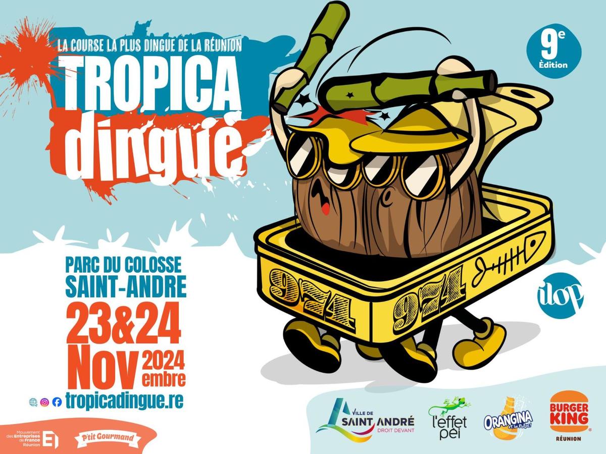 Affiche Tropica Dingue Réunion