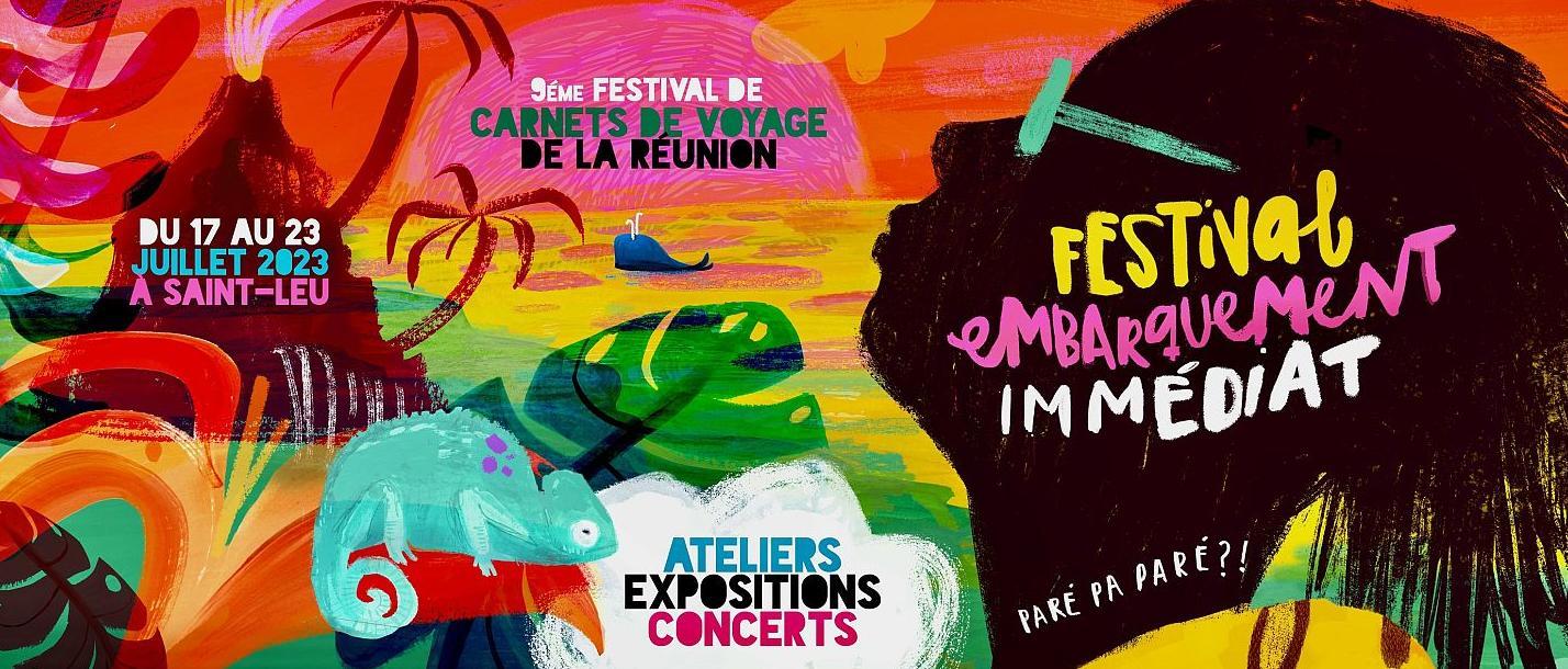 Embarquement immédiat : festival de carnets de voyage à La Réunion