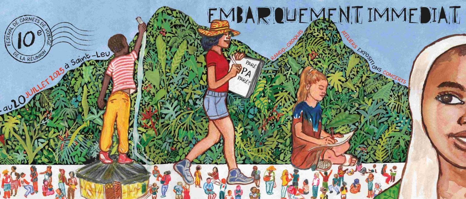 Festival du carnet de voyage - Embarquement immédiat à Saint-Leu