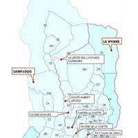 Limites de la commune de la Rivière