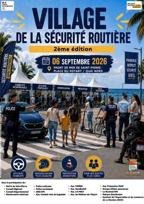 Village de la sécurité routière à Saint-Pierre