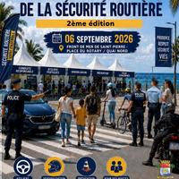 Village de la sécurité routière à Saint-Pierre