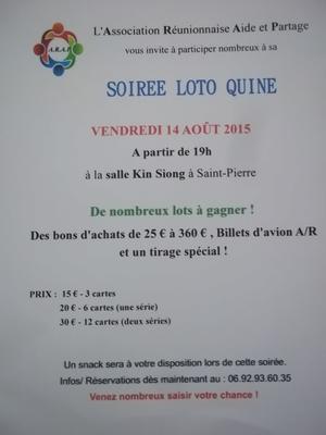 soirée loto quine