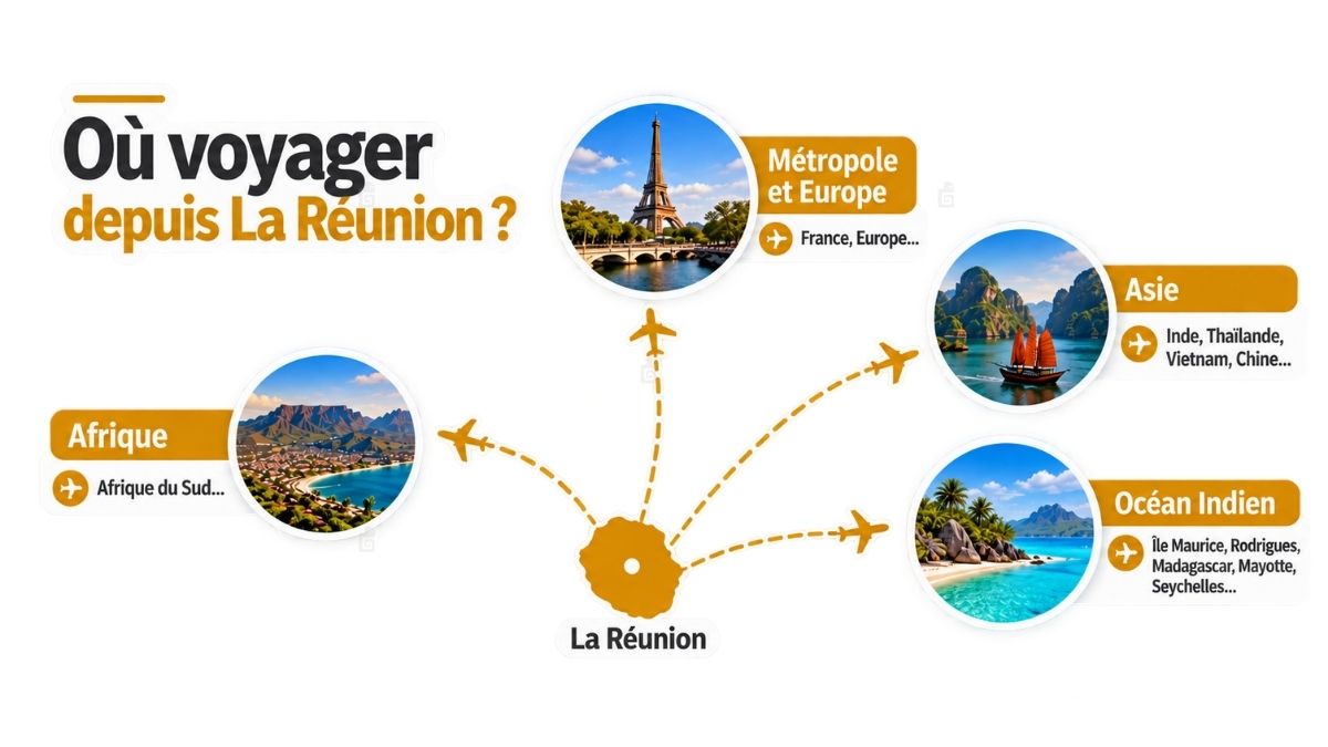 Où voyager depuis La Réunion ?