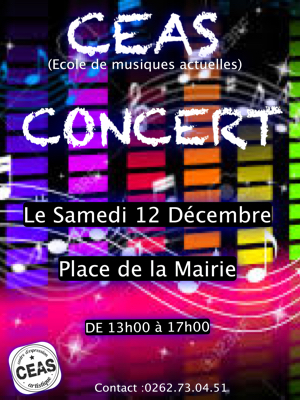 Concert de l'école de musique de Salazie