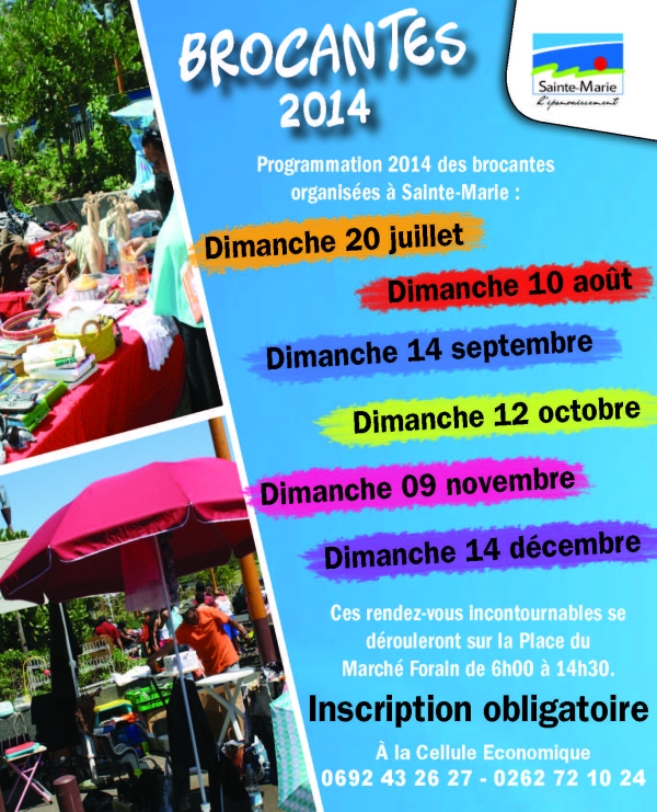 Brocante à SainteMarie