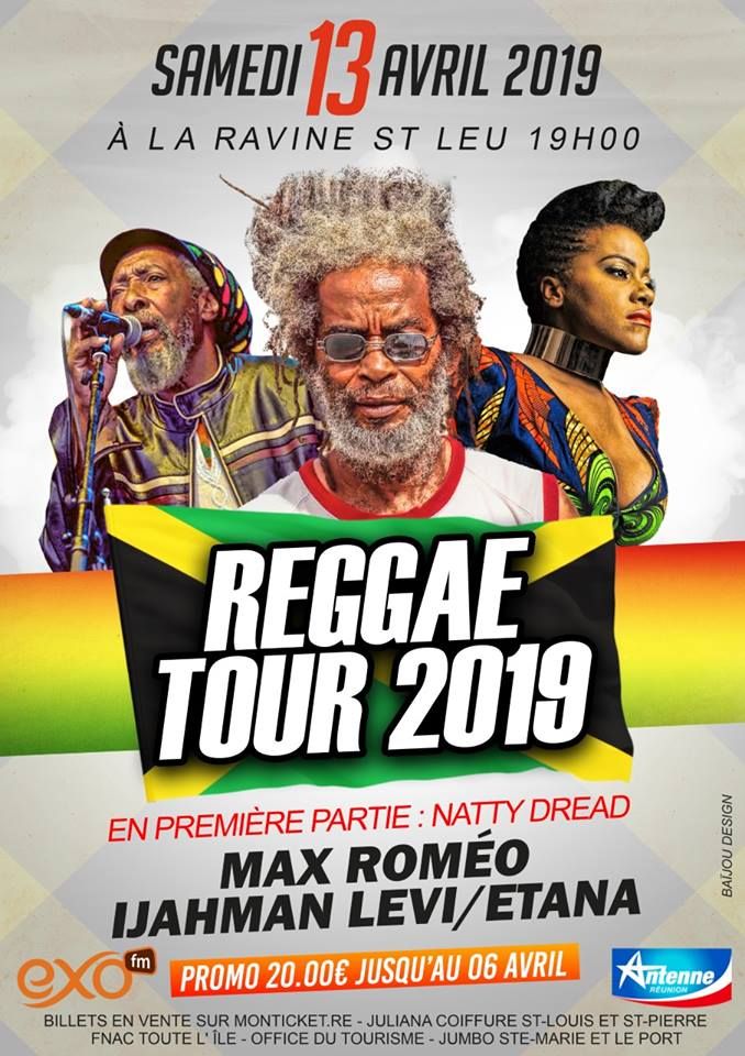 Reggae Tour 2019 à la ravine SaintLeu