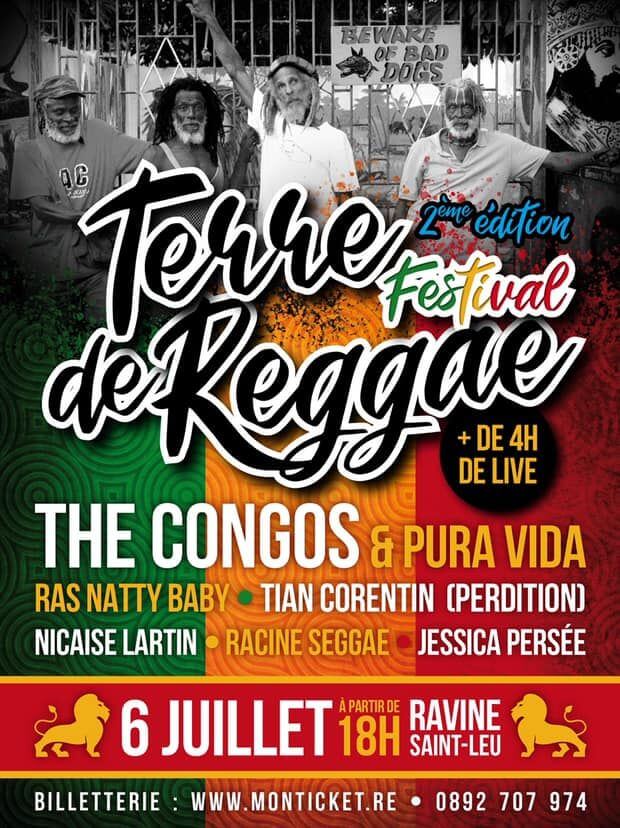 Festival terre de reggae - Affiche 2019