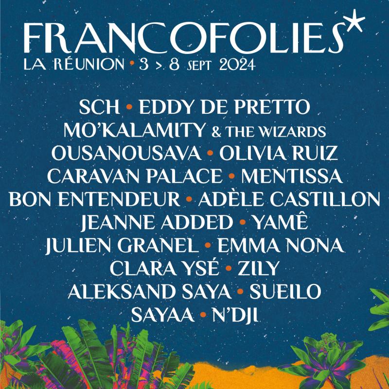 Programme des Francofolies : les artistes