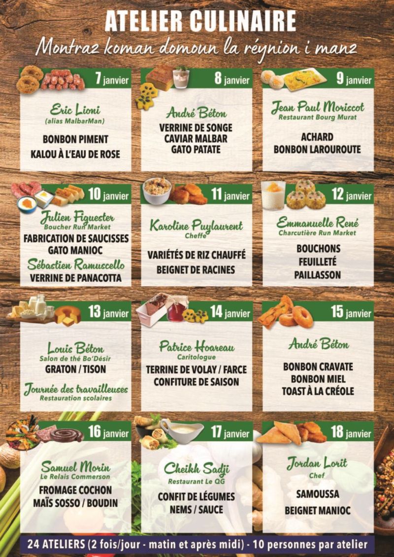 Les ateliers culinaires Miel Vert