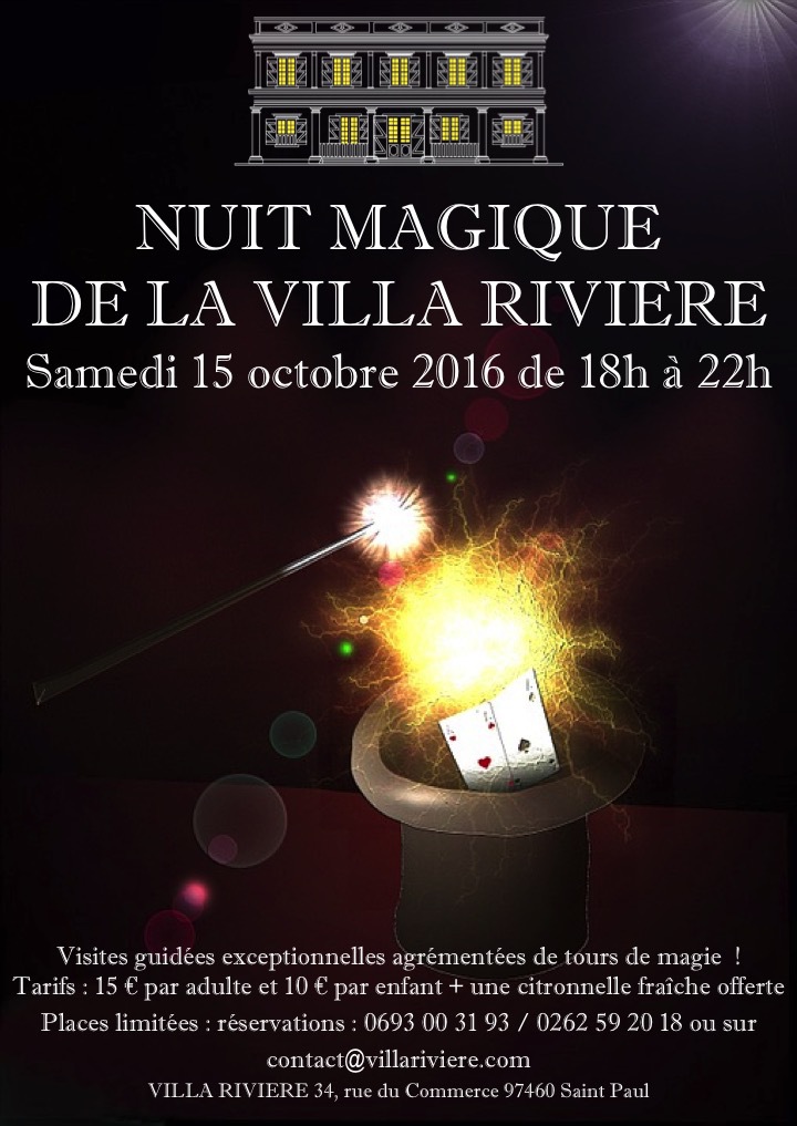 Nuit Magique de la VILLA RIVIERE