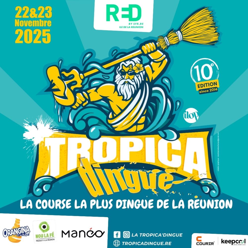 Affiche Tropica Dingue Réunion