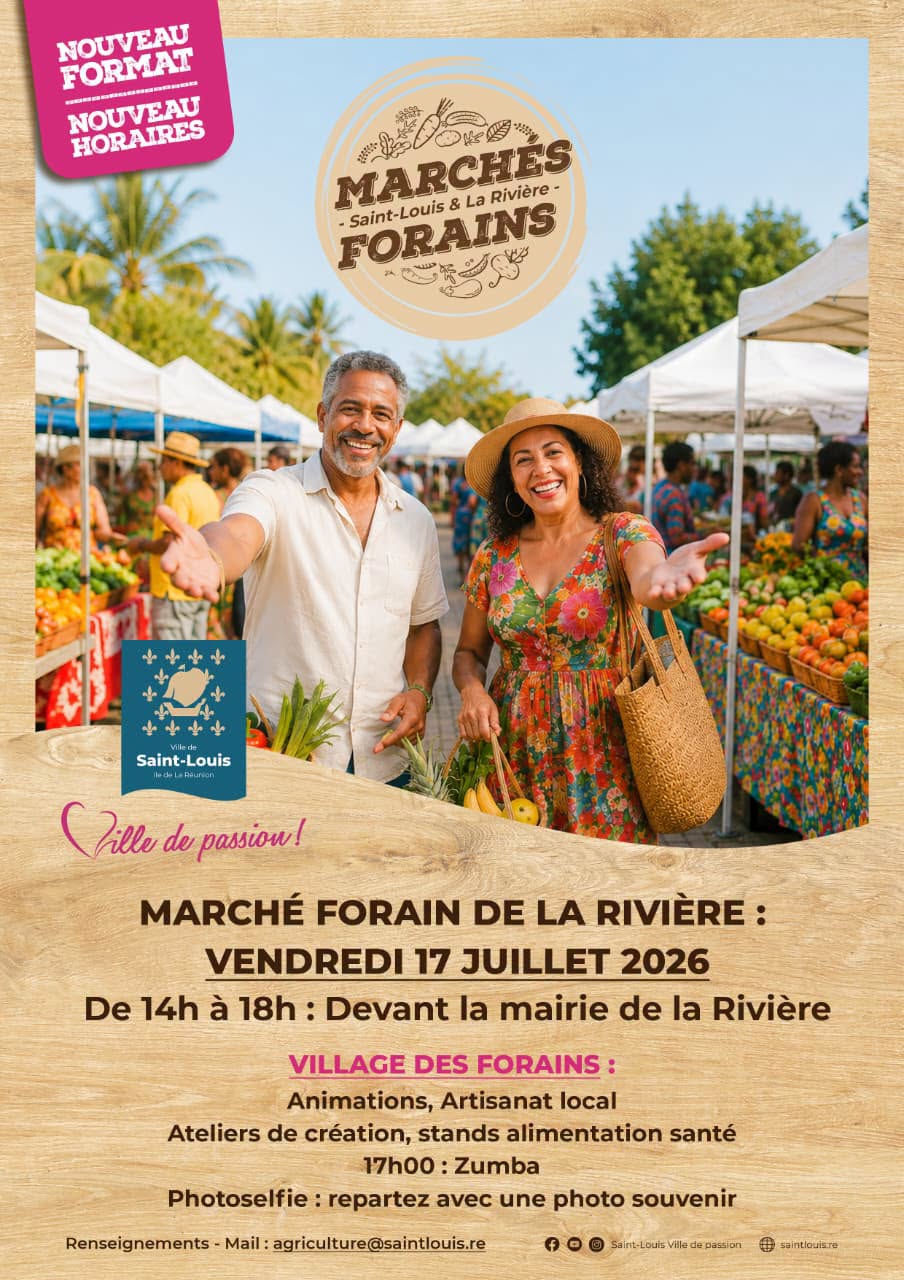 L'actu du larché forain de la Rivière Saint-Louis (97421)