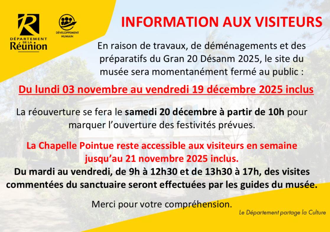 L'actualité du musée de Villèle